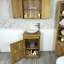 Marrs 485mm Single Bathroom Vanity with Vessel Stone Basin-1082866667