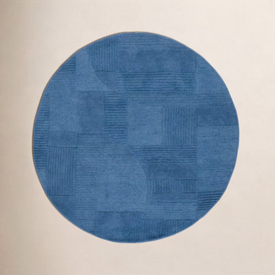 Ivanenko Hand-Tufted Geometric Rug