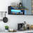 Large-Capacity Spice Rack, Wall Mounted Storage Cabinet With Up-Flip Door