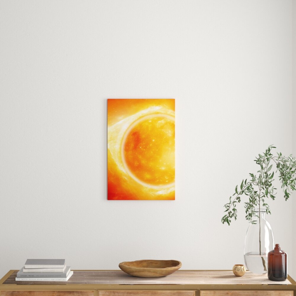 Leinwandbild Sonne Feuerball, Fotodruck