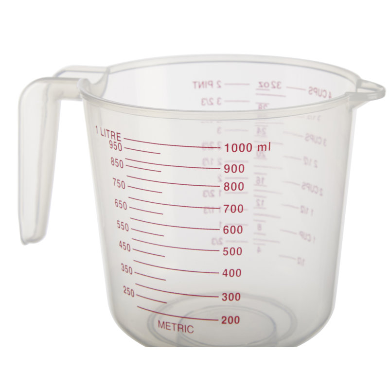 3-Piece Plastic Measuring Jug Set