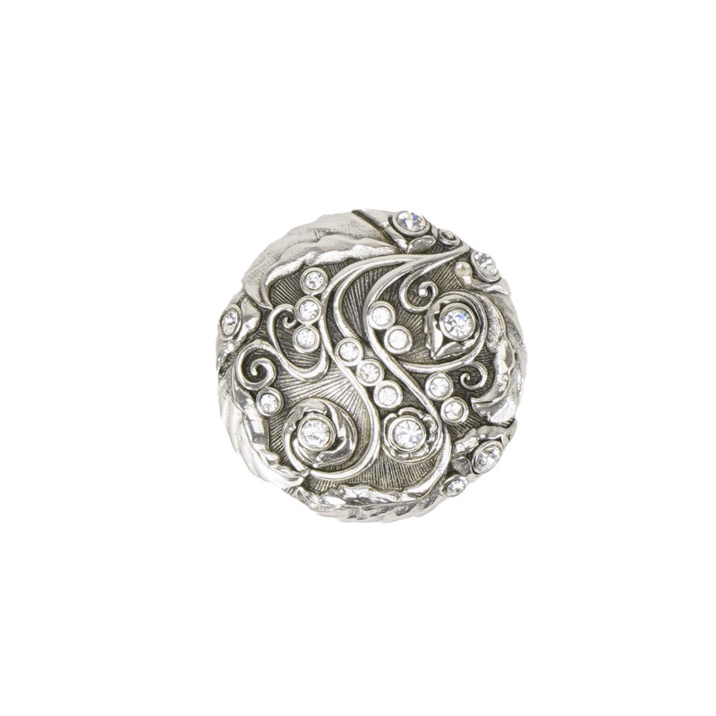 ASSORTED Designer Knob, Burnished Silver
