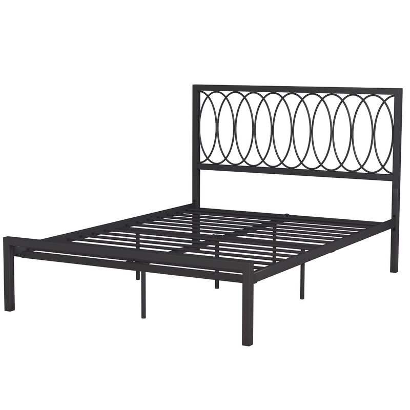 Andover Mills™ Kanagy Metal Open-Frame Bed & Reviews | Wayfair