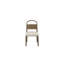 Chaise à dossier arqué en bois - cacao / sable blanc (ensemble de 2)-673339813
