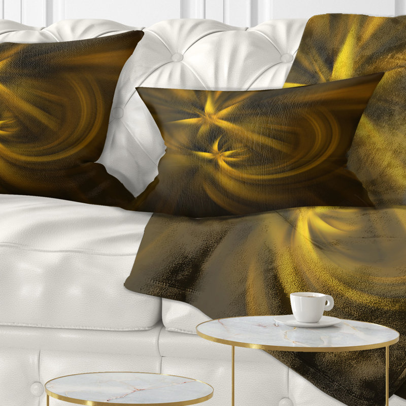  Coussin abstrait, Rectangulaire, 12 po x 20 po