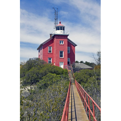 Phare de Marquette Harbour - Photographie sur toile tendue