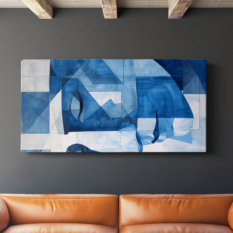 Abstract Series 1 # XLVI-Gallery, toile tendue, H 24 po x l 48 po
