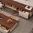 Simple coffee table TV cabinet combination