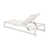 Coussin blanc / cadre blanc est en rupture de stock