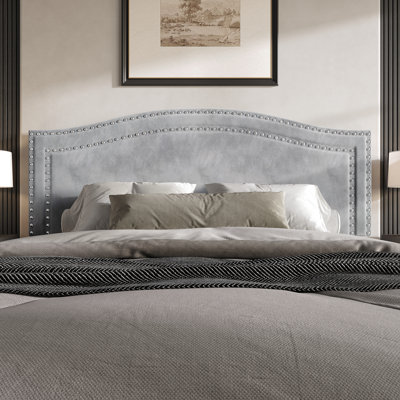 Duyne Glam Velvet Upholstered Panel Headboard