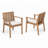 Acacia Wood Outdoor Chairs-116787727