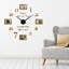 Family Photo Silent Wall Clock - 10cm