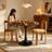 31.5'' Round Modern Dining Table, MDF Top Tulip Steel Base Dining Table, Mid‑Century Round Kitchen Table, Multi‑Use Coffee Table for Living Room & Dining Room