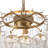 3-light Cylinder Murano Glass Tiered Pendant