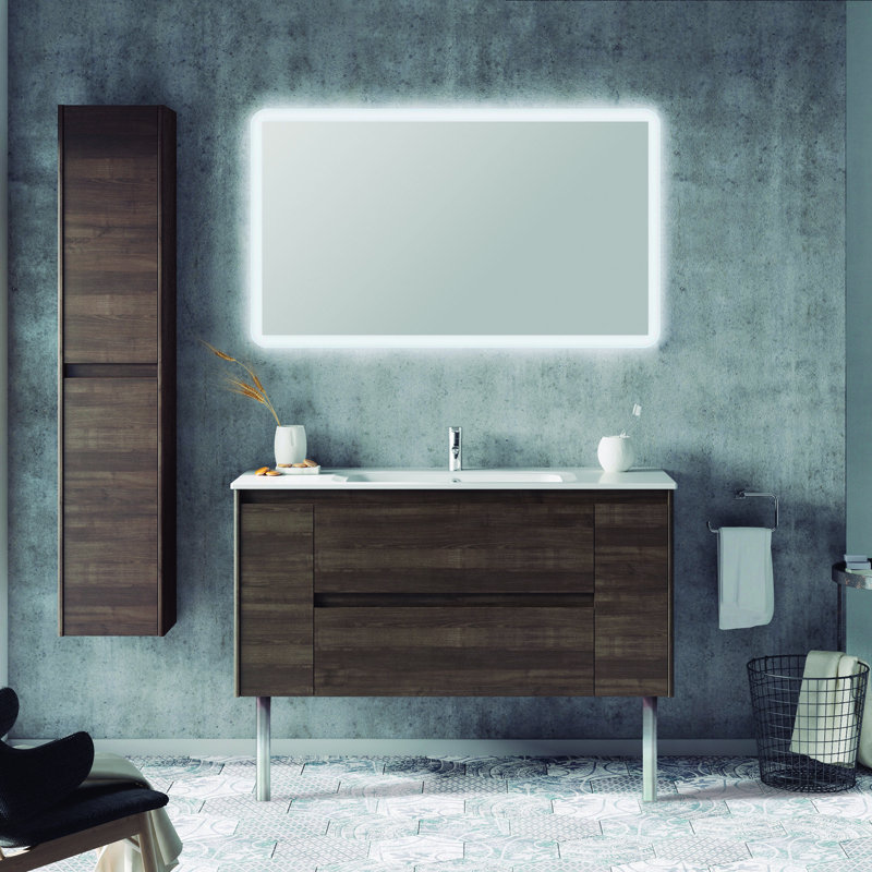 Ambra 47.4'' W Single Vanity, Matte White