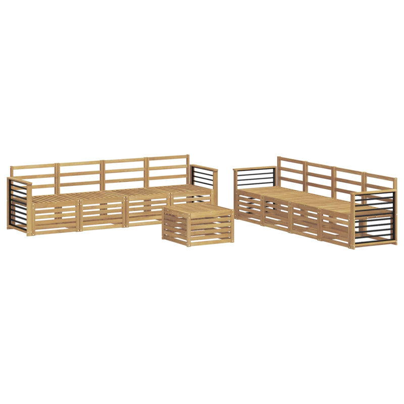  Outdoor Sofa Set 9 Pcs