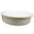 Nantucket Sinks 16.76'' Glazed White Ceramic Oval Bathroom Sink with Overflow