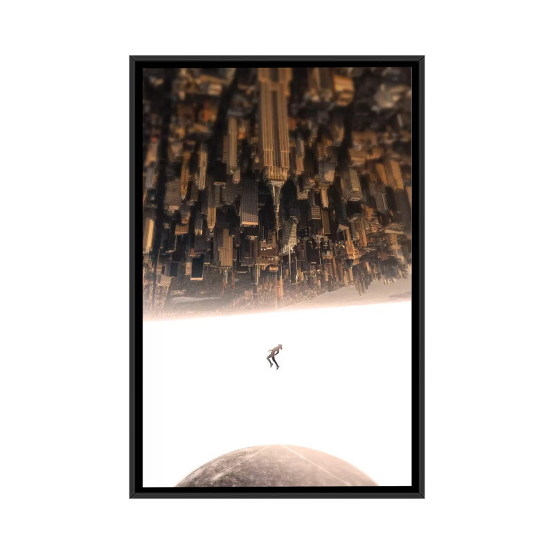 «Salvation II» par Nicebleed - impression, H 48 po x l 32 po x P 1,5 po, Cadre noir