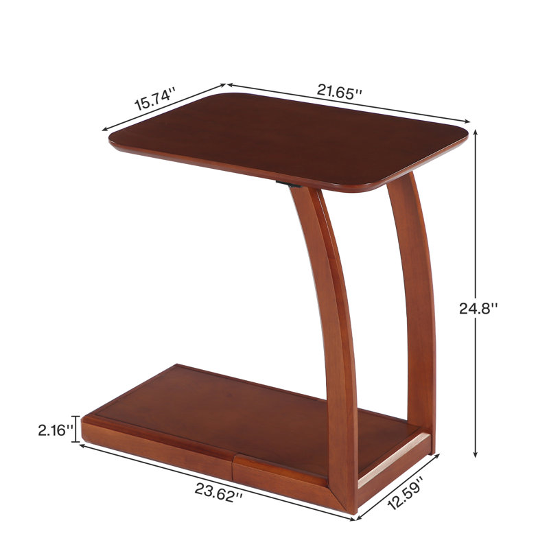 Table de bout en bois massif Oliviagrace