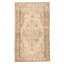 Tapis décoratif en laine brun clair en laine de conception unique 5 pi 2 po X 8 pi 11 po noué à la main