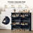 Shoe Storage Cabinet with Flip Drawers, Grooved Entryway Organizer