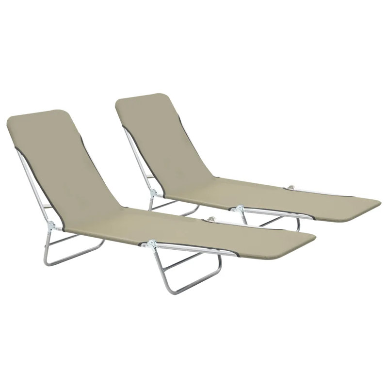 Freels 182cm Long Reclining Single Chaise, Taupe
