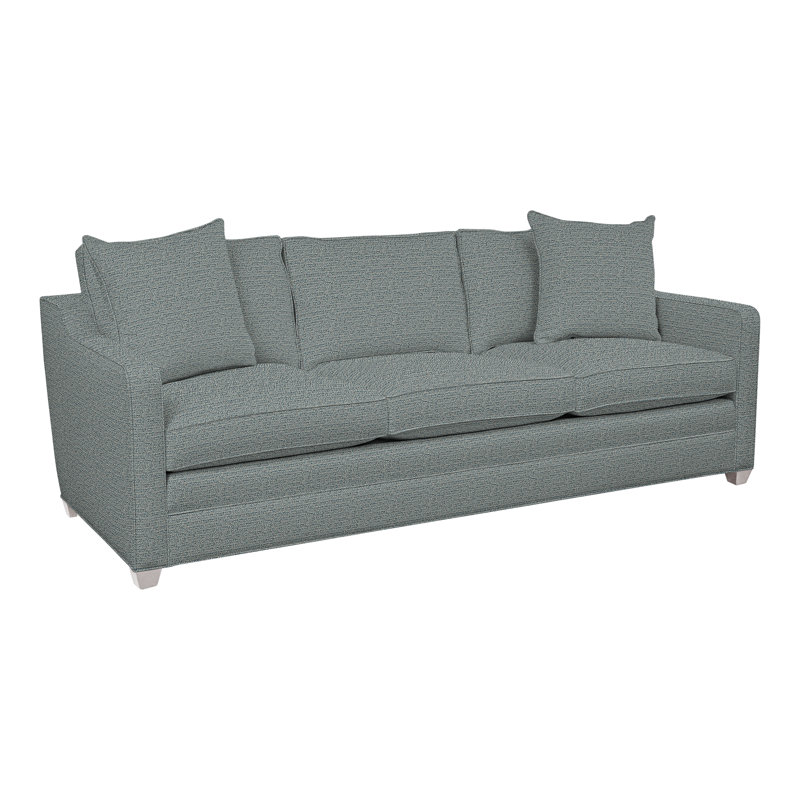 Stanton Sleep Sofa, Dove Gray, Tuck Cobalt