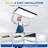  2x4 Led Flat Panel Light, 10800lm, 150lm/w, 30w/40w/50w/60w/72w Selectable, 5cct Switchable,drop Ceiling Lights Fixture For Office Kitchen Basement Laundry Etl Listed, 6pack-415757108-415757111