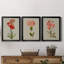 «Botanical Array VII», ensemble de 3 impressions sur toile encadrées-1387990133-1387990129