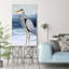 «Heron on Blue I», reproduction sur toile-31476486-31936856