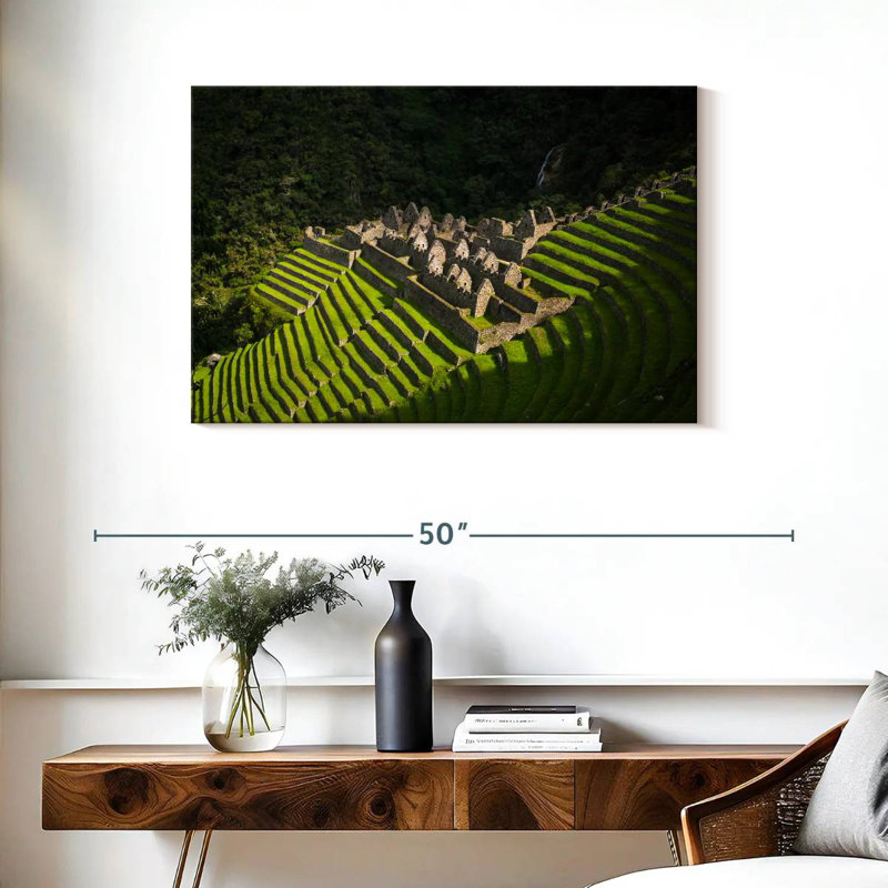 Lilie Ruins Of Winay Wauna, 24" H x 36" W