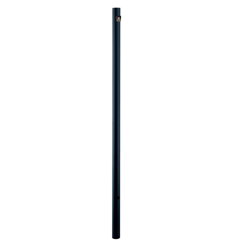 Poteau H 96 po Pritchard (seulement), Noir mat