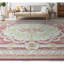 Hand-Knotted High-Quality Red and Gold Area Rug