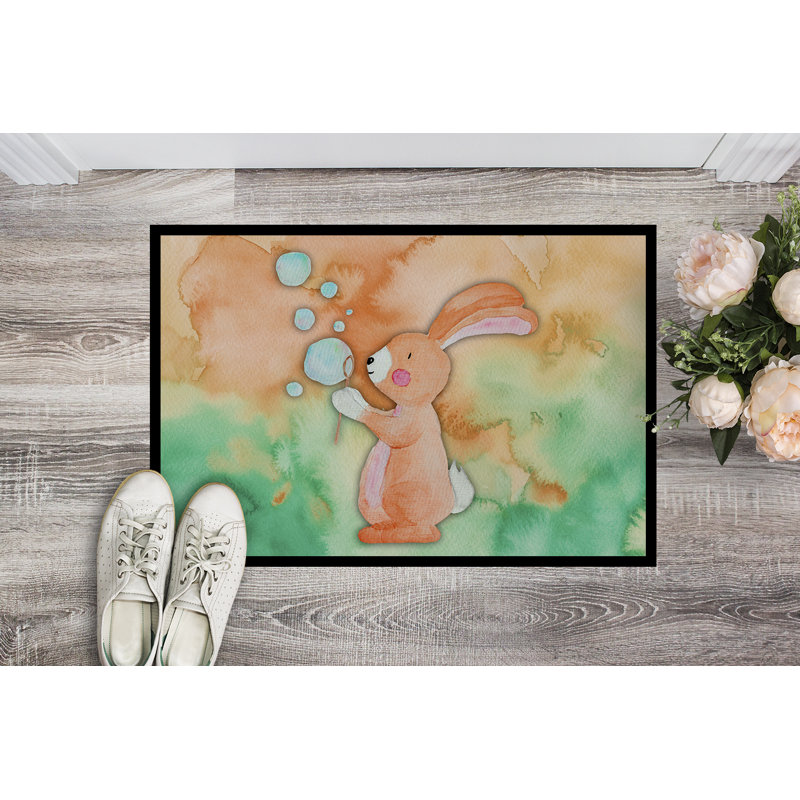 Beulah Non-Slip Outdoor Doormat, Rectangle 1'6 x 2'3"