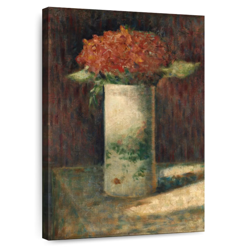 Vase de fleurs 1879-1881, H 30 po x l 20 po