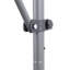 Auvent extérieur UV80+ - Store pare-soleil rétractable manuel de 198 cm avec roulettes, résistant à la rouille et à la corrosion, pour terrasse.