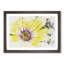 Yellow Gerbera Flower Watercolour - Framed Print-56882258-56882261