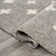Kaleya Berber Geometric Shag Gray/Ivory Rug