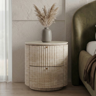 Table de chevet 2 tiroirs Modern