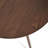 Mid-Century Modern Round Wooden Bar Table – 42" High Bar Table with Tapered Legs for Kitchen, Dining Room or Home Bar, Natural Walnut-1402887710-1391622639