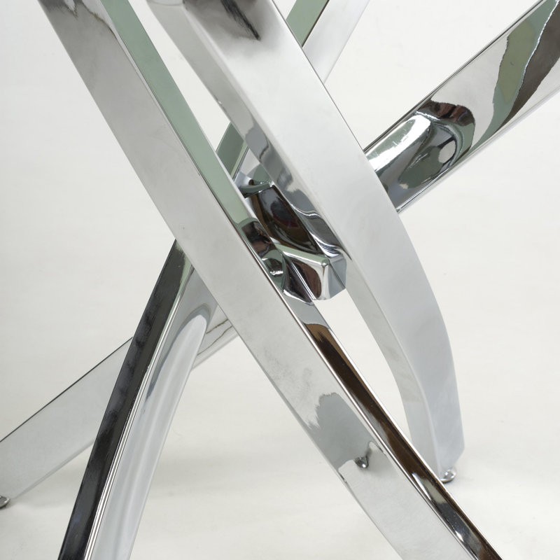 Ayeisha End Table, Chrome