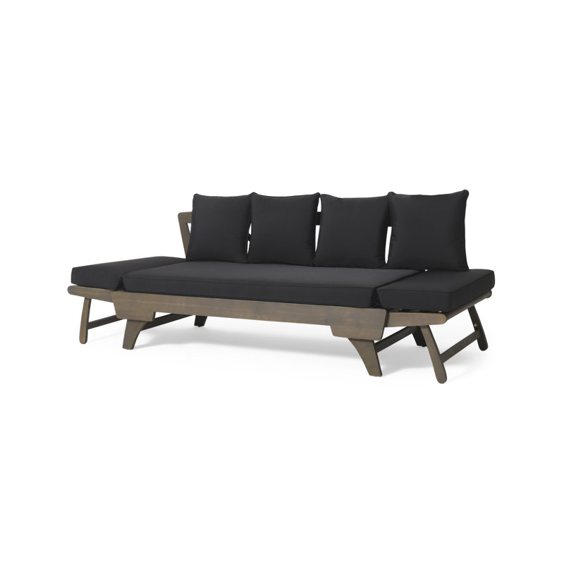OTTAVIO SOFA DAYBED - GREY, Gray/Black