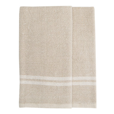 Khadhi Linen Striped Tea Towel