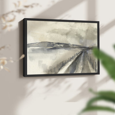 Vanishing Pathway II -Framed Print - Restickable