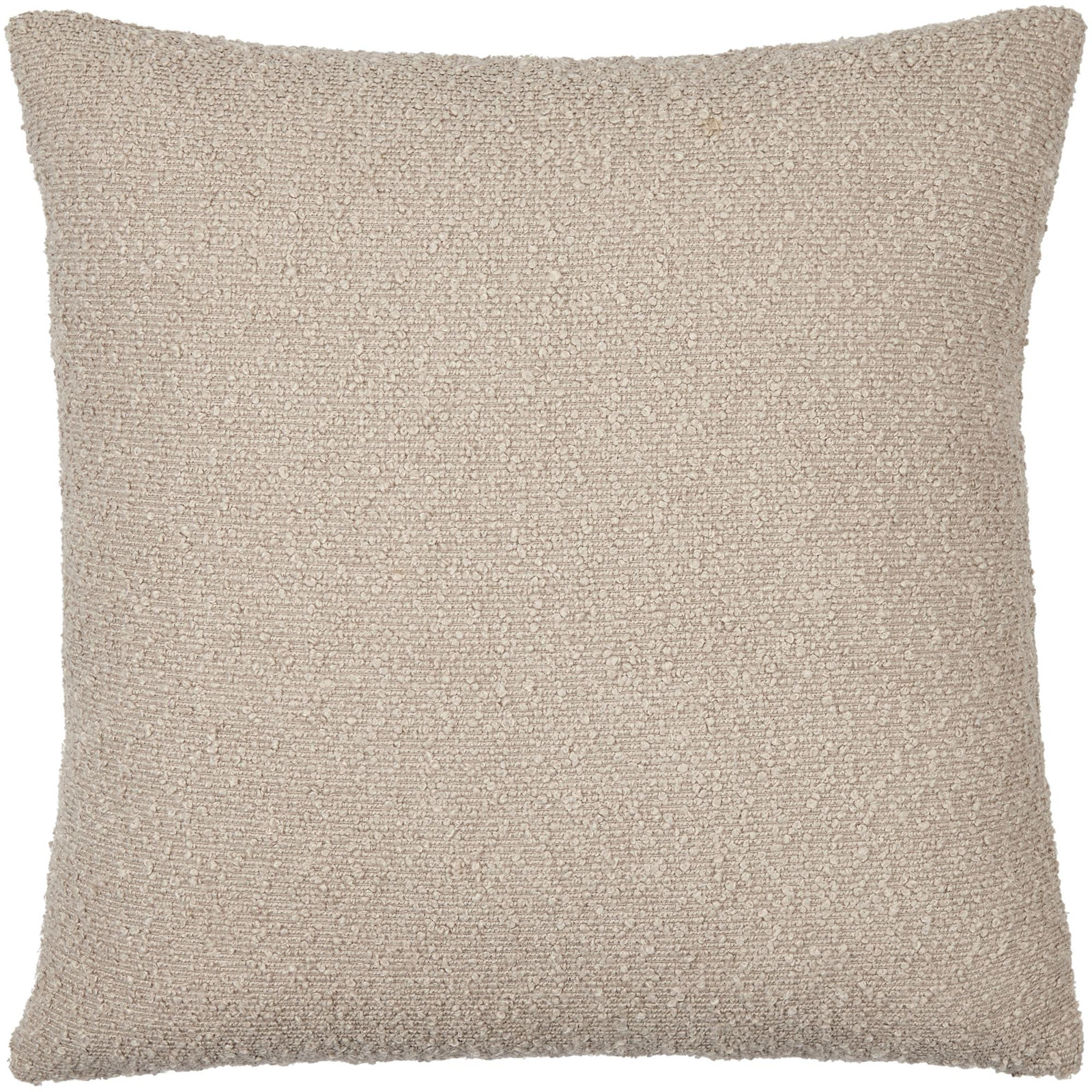 Amalfi Boucle Throw Pillow, 18" x 18", Pillow Cover Only - No Insert, Beige
