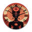 Horloge murale en bois massif Pariksit-1302895868