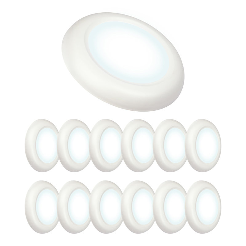 6" LED Flush Mount Ceiling Light – Dimmable, Slim Puck Light - Energy Efficient LED Light - Multi-Purpose Easy-Install Light Fixture