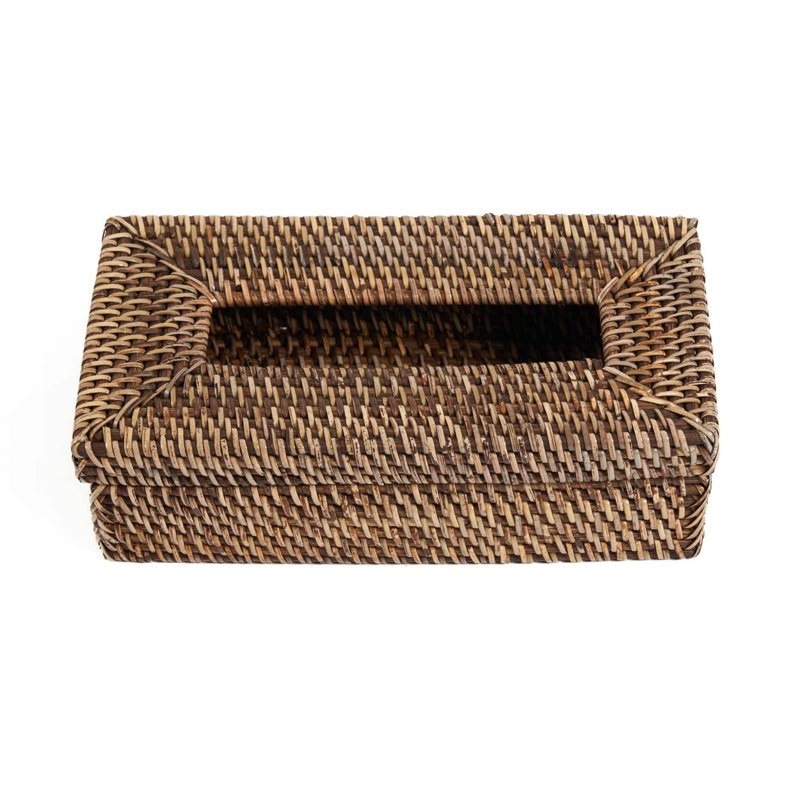 17 Stories Rattan Bin