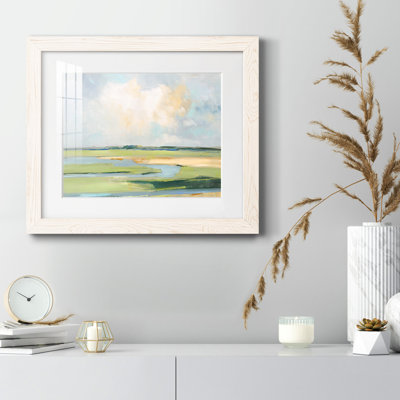 Pastel Horizon II - peinture encadrée