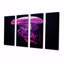 «Rimmer - Jellyfish», art mural sur toile, 4 pièces-106423674